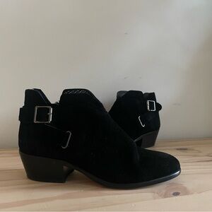 Vince Camuto - Black Suede Ankle Boots